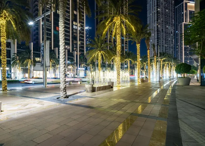 5 Min To Burj & Dubai Mall, Pool With Burj View